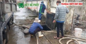 Hút bể phốt Nam Định giá rẻ - chuyên nghiệp