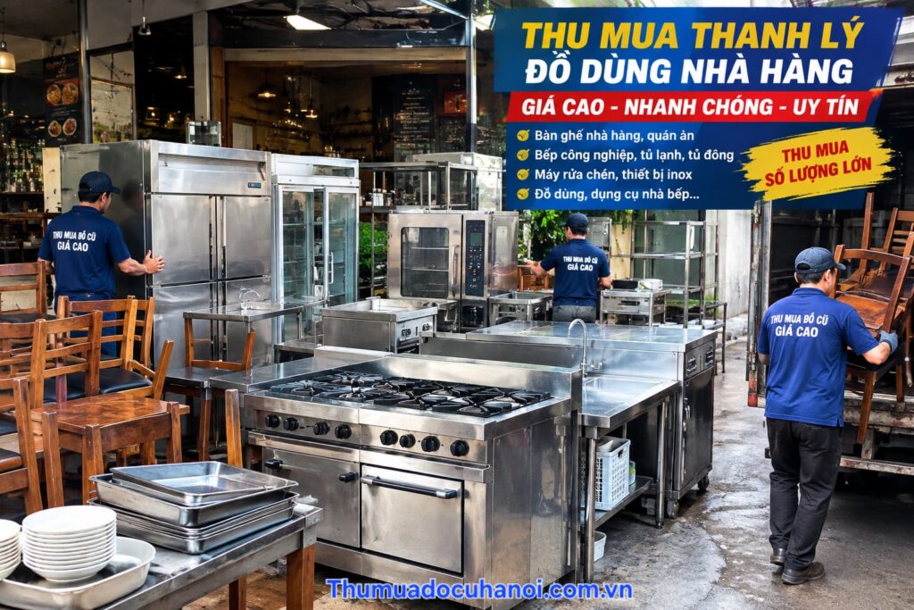 Mua Thanh Lý Đồ Nhà hàng Khách sạn tại Hà Nội