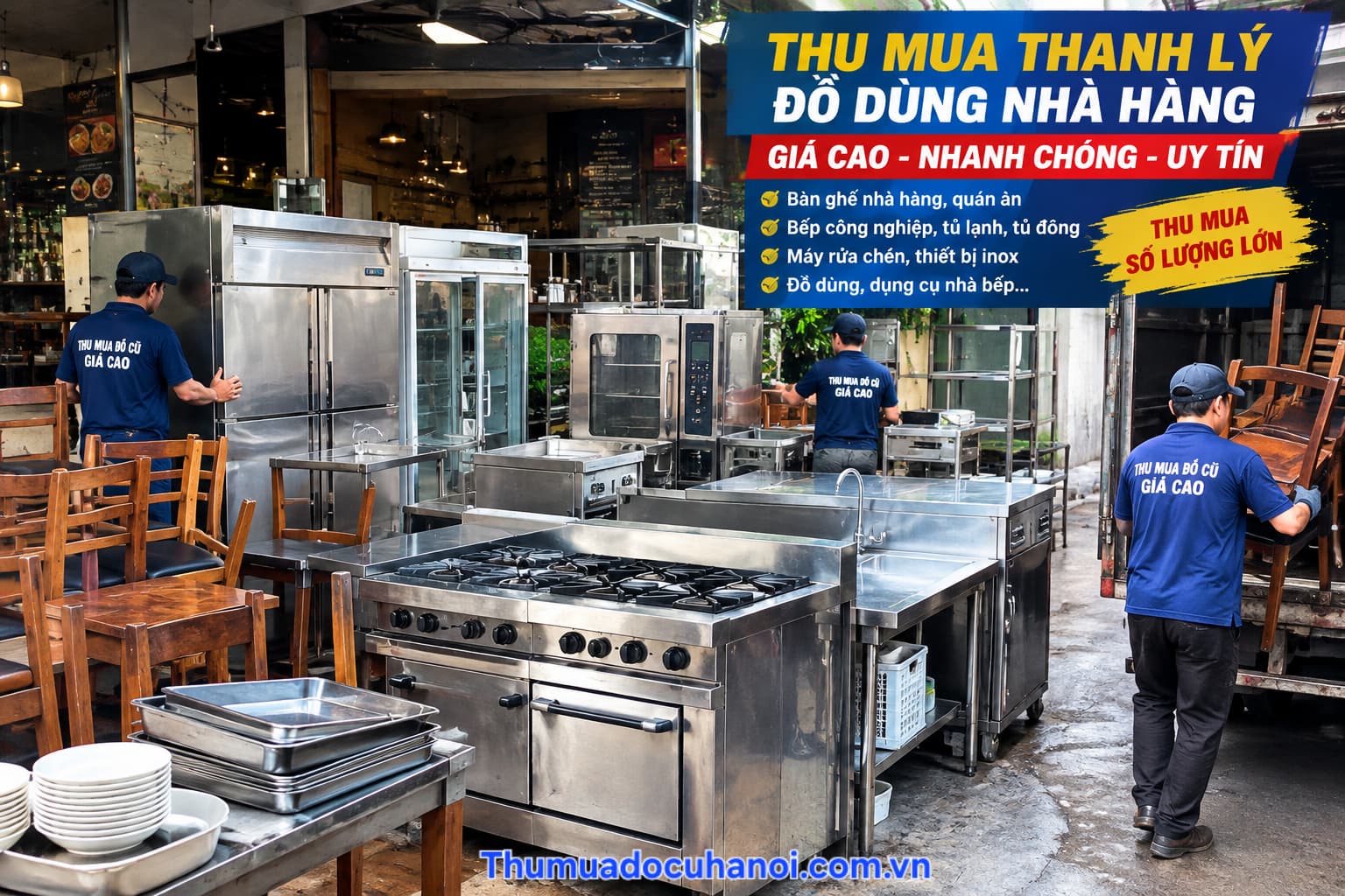 Mua Thanh Lý Đồ Nhà hàng Khách sạn tại Hà Nội