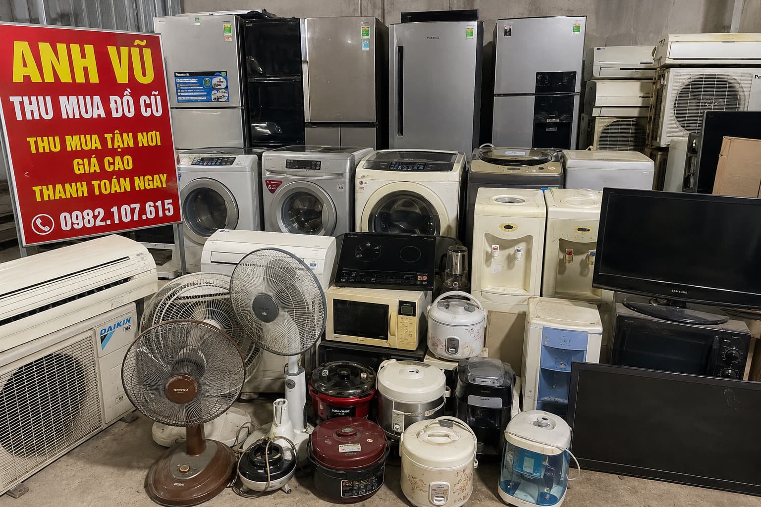 Thu Mua Đồ Gia Dụng Cũ Hà Nội Giá Cao | Nhận Mọi Loại Đồ Gia Đình