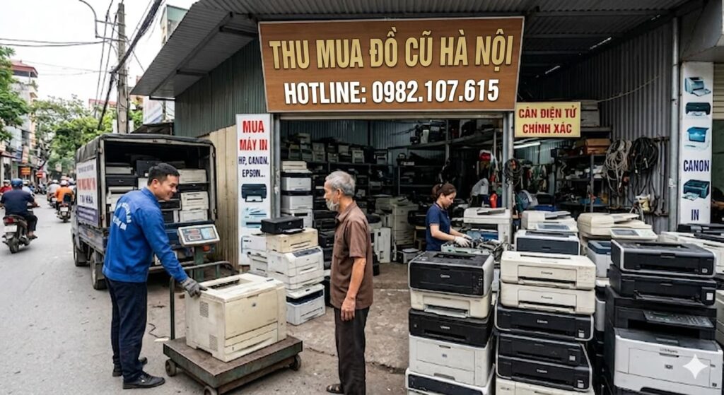 Thu Mua Máy In Cũ Hà Nội Giá Cao Nhanh Gọn, Không Mặc Cả - Anh Vũ