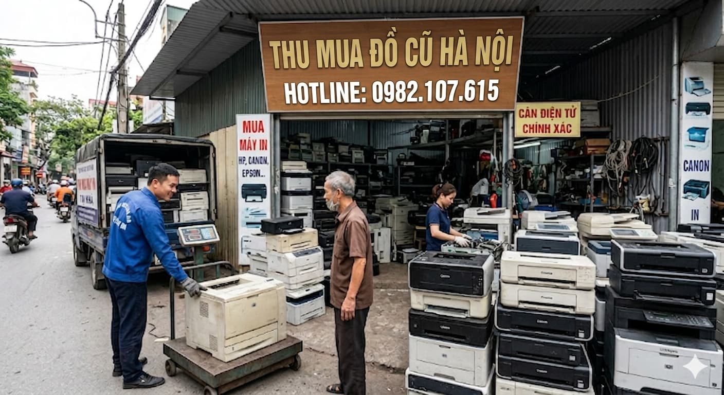 Thu Mua Máy In Cũ Hà Nội Giá Cao Nhanh Gọn, Không Mặc Cả - Anh Vũ