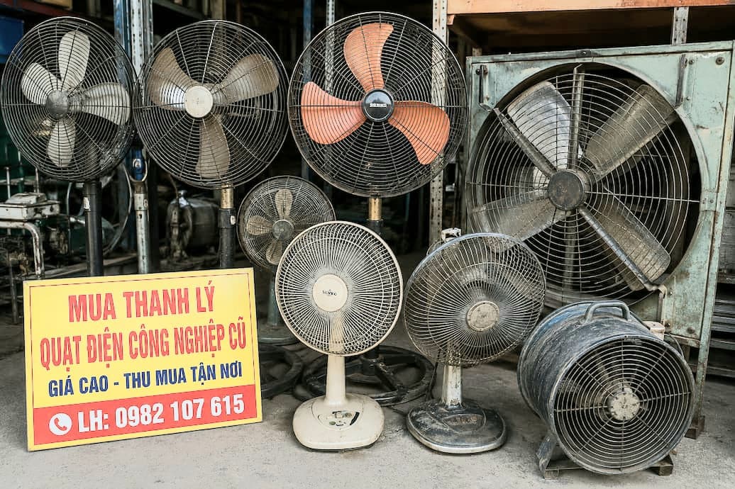 Thu Mua Quạt Điện công nghiệp Cũ Tận Nơi Giá Cao – Quạt Hỏng, Quạt Cũ Đều Nhận