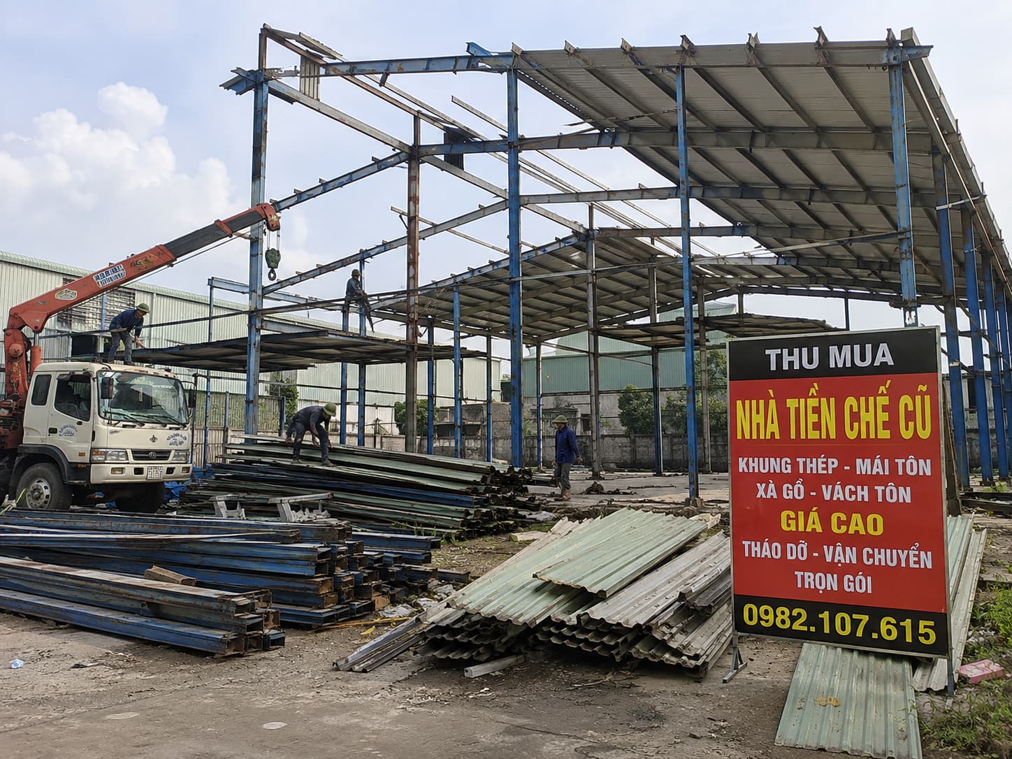 Thu Mua khung xác Nhà Xưởng Cũ Giá Cao Nhận Tháo Dỡ & Vận Chuyển Trọn Gói