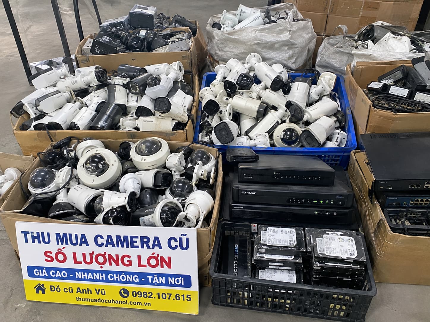 Thu Mua Camera Cũ Giá Cao Số Lượng Lớn