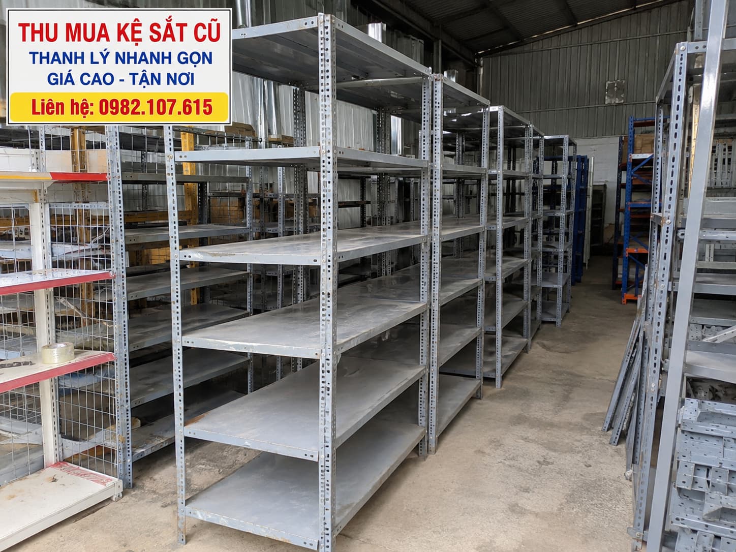 Thu Mua Kệ Sắt Cũ Hà Nội Giá Cao, Thanh Lý Nhanh Gọn Giá Chuẩn