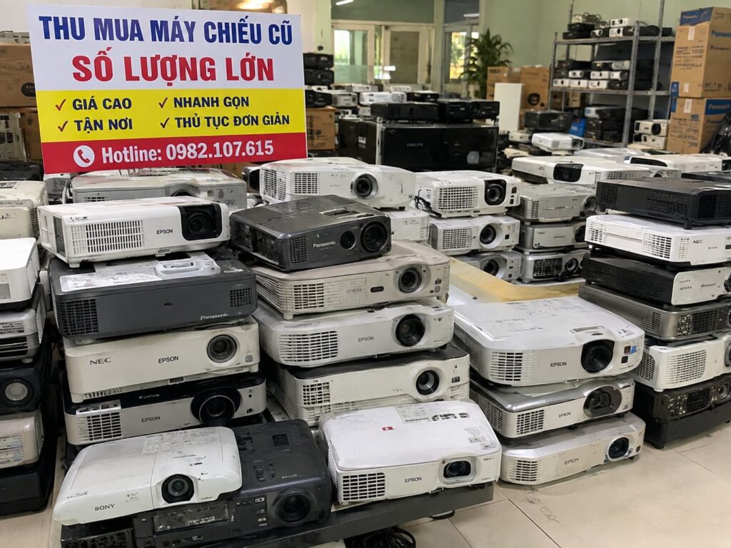 Thu Mua Máy Chiếu Cũ Hà Nội Giá Cao Số Lượng Lớn Thanh Lý Tận Nơi
