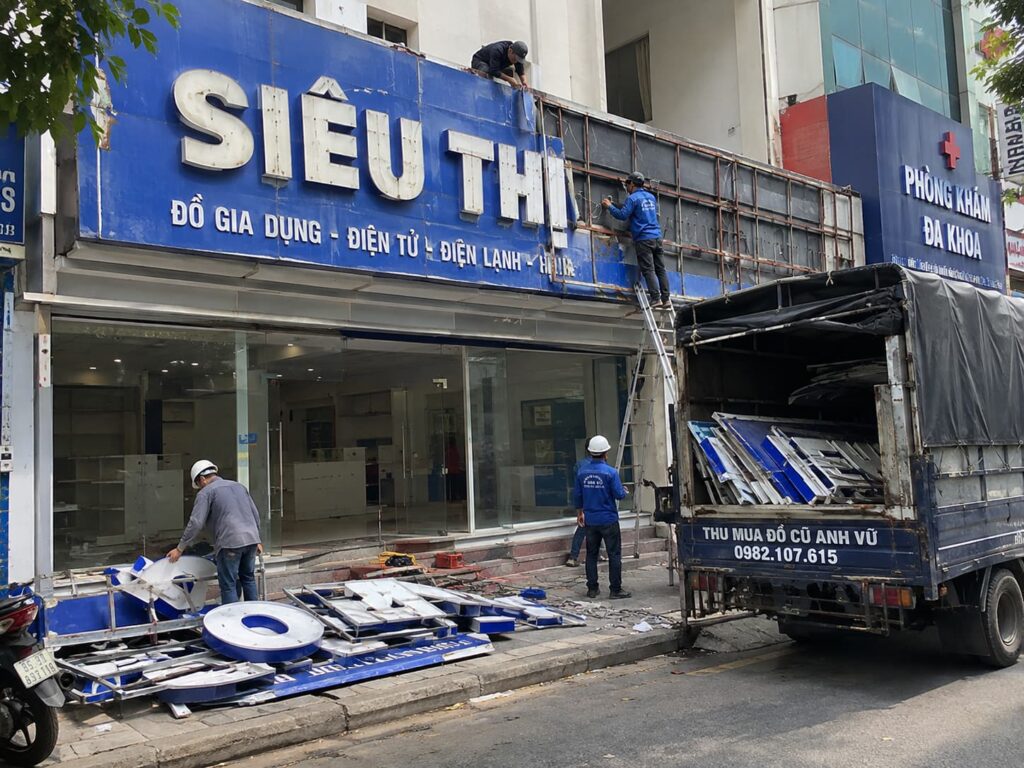 Thu Mua Bảng Hiệu Quảng Cáo Cũ Tháo Dỡ Miễn Phí, Thanh Lý Trọn Gói